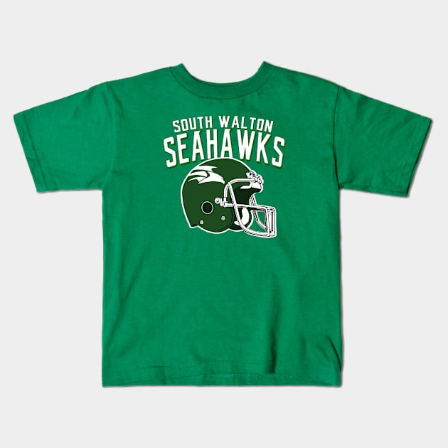 South Walton Seahawks football Kids T-Shirt by FLMan